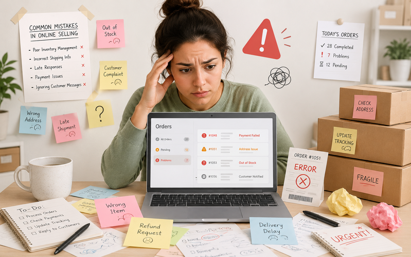 Người mới cần tránh các sai lầm khi bán hàng không cần vốn như chọn quá nhiều sản phẩm hoặc sao chép nội dung